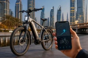 Electric bike using GPS tracking technology in a smart city environment