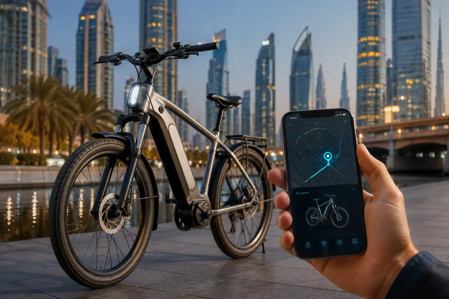 Electric bike using GPS tracking technology in a smart city environment