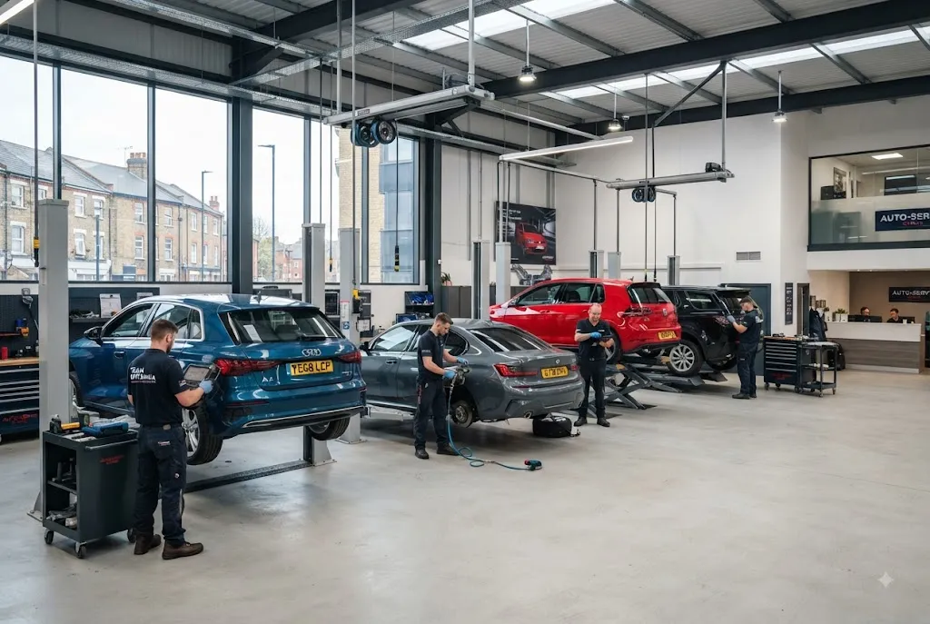 Garage chains providing professional automotive service in the UK