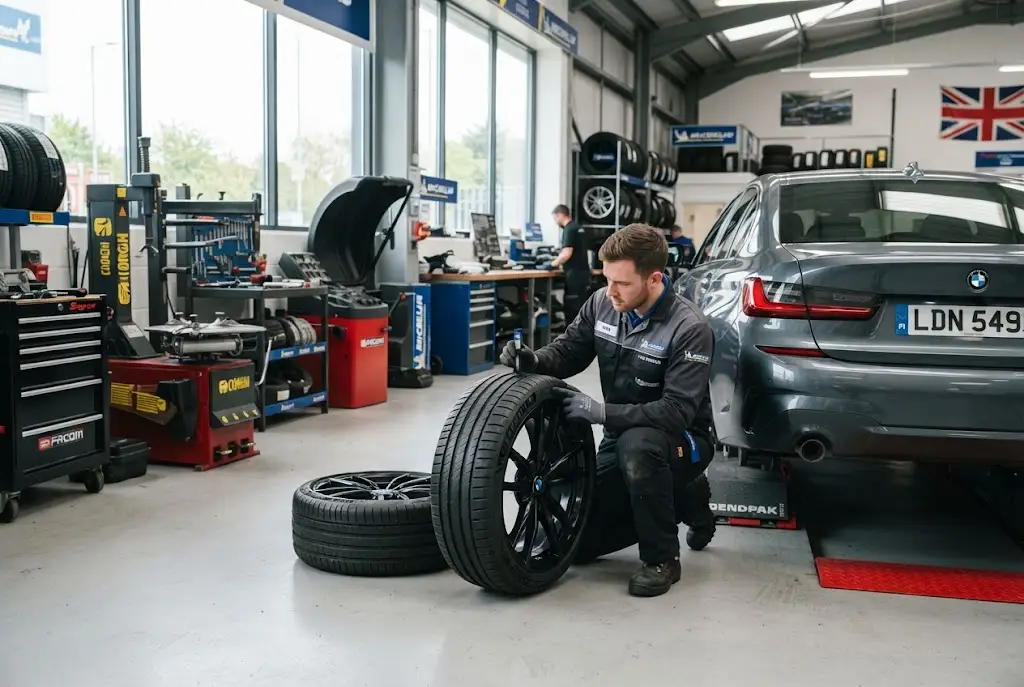 Tyre services including professional tyre fitting and maintenance